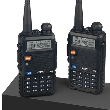 KSUN UV5R B Radijo Stotis VHF UHF 136-174 & 400-520MHz Du Būdu Radijo siųstuvas-imtuvas Walkie Talkie UV 5R