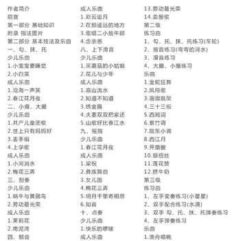 Kursas Ženminbi Sha gu zheng muzika knyga Lygis 1-3 Įvadas į guzheng suaugusiems vaikams