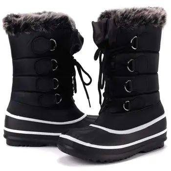 KushyShoo Moterų Neperšlampami Žieminiai Batai Šiltas Izoliuoti Sniego Batai Lauko Batai Moterims Zapatos De Mujer