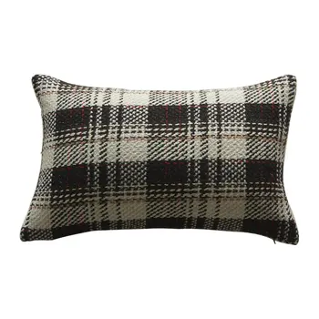 Kvadrato, stačiakampio skara megzti sofos pagalvėlė padengti 45*45 30*50 50*50 jokio vidinio juoda raudona pagalvėlė atvejais už namų dec X64