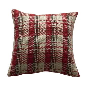 Kvadrato, stačiakampio skara megzti sofos pagalvėlė padengti 45*45 30*50 50*50 jokio vidinio juoda raudona pagalvėlė atvejais už namų dec X64