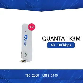 Kvantas 1K3M Nauja atrakinta Mobily Prisijungti 4G USB modemas atrakinta paramos tdd/2600 3G 2100MHZ