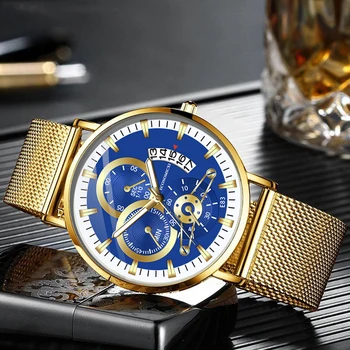 Kvarco Prabanga Vyrai Žiūrėti Dizaino Verslo Šviesos Mens Watches Akių Dirželiu Laikrodis Šiuolaikinės Dovana Pasadores Para Reloj