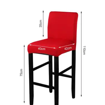 Kėdė Padengti Slipcover Neslidžios Counter Išmatose Padengti Virtuvė, Valgomasis, Baro Kėdžių, Kavinė Kėdė Ruožas Padengti Baldų Raštas