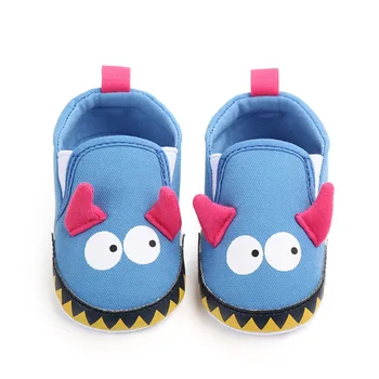 Kūdikių animacinių filmų drobė batai naujagimį berniuką batai minkštas vienintelis lovelę bateliai baby girl kūdikių bateliai baby mokasinai