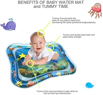 Kūdikių Pripučiami Vandens Žaisti Kilimėlis PVC Premium Vandens Kilimėlis Kūdikiams Kūdikiams, Vaikams, Vandens Žaisti Mat Žaislai, Pripučiami Centras Vandeniu Kilimėlis