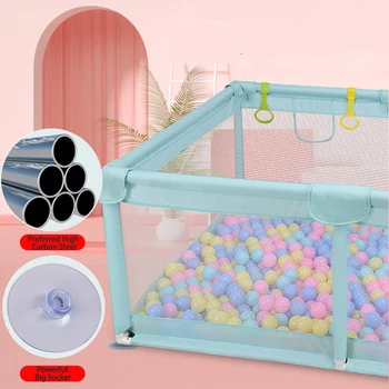 Kūdikių Šviečia Kūdikių Ball Pool Playpens Vaikams Kūdikių Žaisti Tvora Vaikų Palapinė Kūdikių Saugos Kliūčių 0-6 Y Vaikams Baseinas