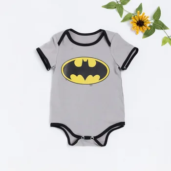 Kūno Naujai Babys Supermenas Romper Naujagimių Dvynių Kūdikių Bodysuits Betmenas Kūno Baby Kūdikių-drabužiai