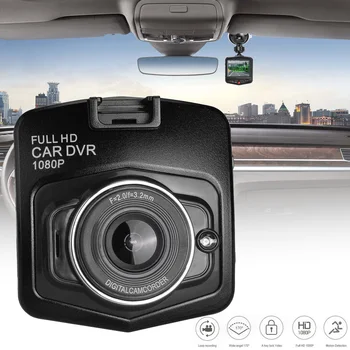 Kūrybos Brūkšnys Cam HD Naktį Automobilių DVR Kamera Skydo Formos 1080P Matymo Kampas Dashcam Vaizdo įrašymas