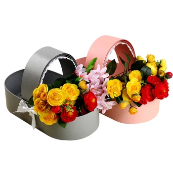Kūrybos Lopšys Gėlių Lange Rožių Gėlių Kompozicijų Krepšelį Vainikai, Gėlių Lange Romantiška Vestuvių Naudai Šalis Rose Laikymo Dėžutė Dovana