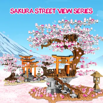 Kūrybos Sakura Kiosko Inari Šventykla Plytos Miesto Street View 