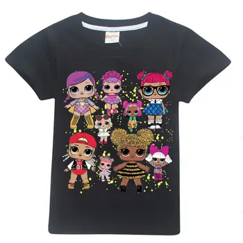 L. O. L. STAIGMENA! Vasaros Mergaitės Drabužių Rinkiniai apvalia kaklo spausdinti marškinėliai ilgų kelnių, sportinių kostiumų, Mados Kūdikių Mergaičių Drabužių Rinkiniai