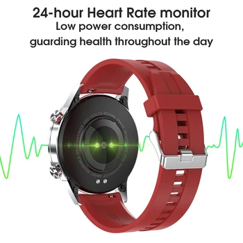 L16 Smart Watch Vyrų 1.3 colio 360*360 Full HD Touch screen Smartwatch EKG PPG IP68 Vandeniui Fitness Tracker Bracele Sporto žiūrėti
