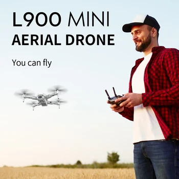 L900PRO GPS Drone 4K Dvigubos HD Kameros Profesinės aerofotografija Brushless Variklio, Sulankstomas Mini Quadcopter RC Atstumas 1200M