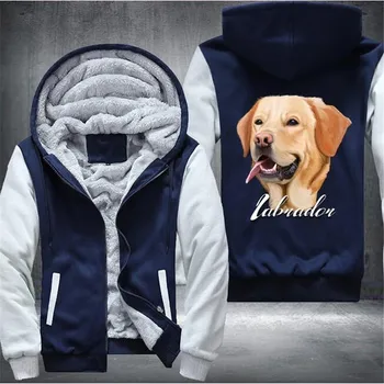 Labradoro Meno Mens Žiemos Hoodies Vyrų 2020 Harajuku Aukštos Kokybės Laisvalaikio Megztiniai Zip Šiltą Sportinę Aprangą Tirštėti Šiltas Outwear