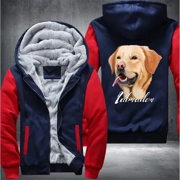 Labradoro Meno Mens Žiemos Hoodies Vyrų 2020 Harajuku Aukštos Kokybės Laisvalaikio Megztiniai Zip Šiltą Sportinę Aprangą Tirštėti Šiltas Outwear
