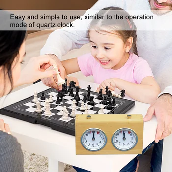 Laikrodis Paprasta-naudojant Daugiafunkcinis Žaidimas Laikmatis Derliaus Šachmatų Laikrodis Namų