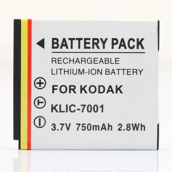 LANFULANG KLIC-7001 Li-Ion Baterija ir Kroviklis Kodak EasyShare M320 M340 M341 M753 M763 M853 M863 M893 M1063 V705 V750