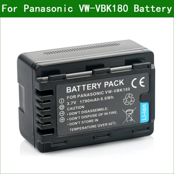 LANFULANG VW-VBK180 įkrovimo Baterija (akumuliatorius Fotoaparato Baterijas Panasonic HC-V700 SDR-S70 VW-VBL090 VW-VBK360 HC-V10