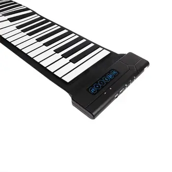 Lanksti 88 Klavišus Usb Lanksti, Roll Up, Roll-Up Elektroninę Pianino Klaviatūrą Specialistas Su Baterija