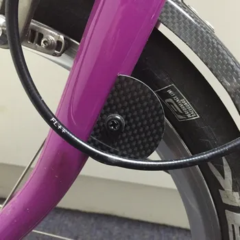 Lankstymo dviračių stabdžių linija antifrikciniai atraminė plokštė bromton dviratis bmx aksesuaras anglies pluošto