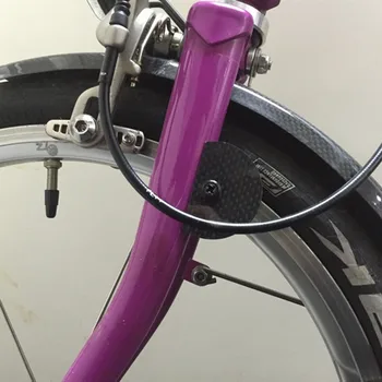 Lankstymo dviračių stabdžių linija antifrikciniai atraminė plokštė bromton dviratis bmx aksesuaras anglies pluošto