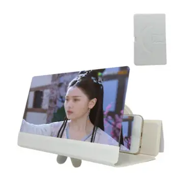Lankstymo Išsiplėtusios Didinamojo Stiklo 3D HD Moblie Telefono Ekrane Stiprintuvo Filmo Vaizdo Didintuvas Zoomify 