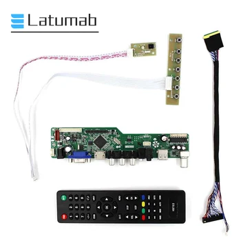 Latumab Naujas Rinkinys LTN101NT08-W01 TV+HDMI+VGA+USB LCD LED ekrano Valdiklio Tvarkyklę Valdybos Nemokamas pristatymas