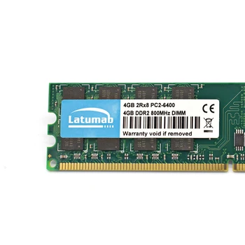 Latumab RAM DDR2 4 GB 8 GB 800mhz PC2-6400 AMD CPU Chipset Plokštės Atmintis RAM 240 Smeigtukai 1.8 V KOMPIUTERIO Atmintis RAM Modulis