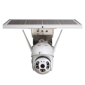 Lauko 4G Kamera saulės Naktinio matymo 1080P HD galingumo bevielio vaizdo kamera IP66 atsparus Vandeniui Belaidės IP Kameros