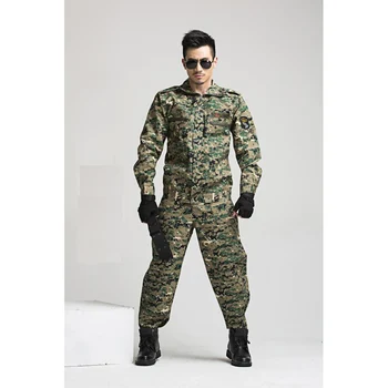 Lauko JAV Armijos Kostiumas Vyrams Karinę Uniformą Taktinis Mūšio Kovos Striukė+kelnės Medžioklės Drabužių Nustatyti Multicam Kostiumas