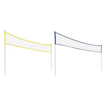 Lauko Nešiojamų Tinklinis Net Reguliuojami Veidrodėliai Tinklinis Badmintono, Teniso Net su Stovu Polių Paplūdimio Grass Parkas, Lauko