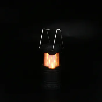 Lauko Šviesos Mini LED Nešiojamų Šviesos Žibinto Ekologiškas, energiją taupančias Šviesos Liepsna Lempa, Kempingas, Žygiai Įranga