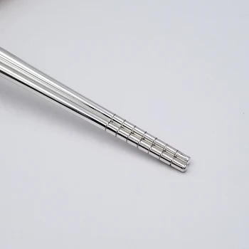 Lazdelės 999 sidabro lazdelės 52g sklandžiai tuščiaviduriai apvalios lazdelės stalo suaugusiųjų nešiojamų lazdelės