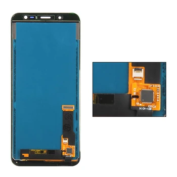 LCD Ekranas Samsung Galaxy J6 J600 J600F/DS J600G/DS LCD Ekranas Jutiklinis Ekranas skaitmeninis keitiklis Asamblėjos Pakeitimo