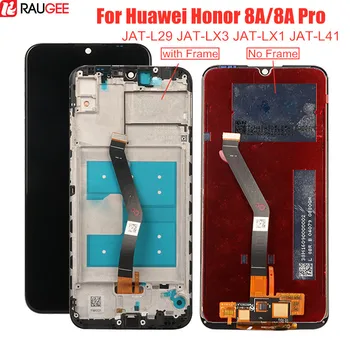 LCD Ekrano ir Huawei Honor 8A LCD skaitmeninis keitiklis+Touch Ekranas Su Rėmu Pakeitimo dėl Garbės 8A Pro Prime JAT-29 LX3 LX1 L41