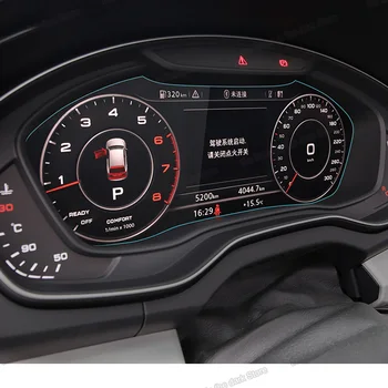 Lcd HD Automobilio Prietaisų skydelis, Ekrano Apsauginės Plėvelės, Audi A4 A6 A3 A5 Q3 Q5 Q7 A8 Priedai anti-scratch lipdukas auto