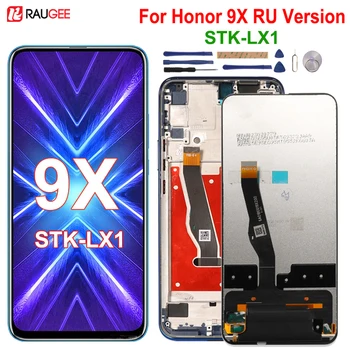 LCD Huawei Honor 9X STK-LX1 Ekranas Touch Screen Visą Bandymo Ekranas Replacment Už Garbę 9X Premium rusų kalba 6.59 colių