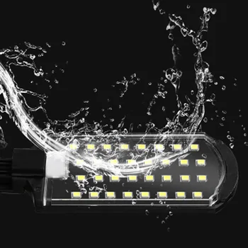 LED Akvariumo Apšvietimo 5W Clip-on Šviesos Aqua Nano Žuvis, Švieži Augalai Tankai