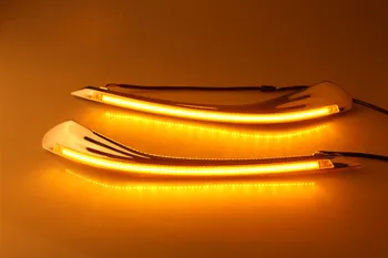 LED Antakių Šviesos važiavimui Dieną DRL su Geltona Posūkio Signalo Lemputė Toyota Reiz Pažymėti X 2010-2013 m.