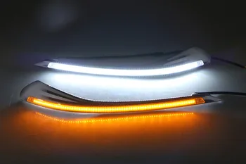 LED Antakių Šviesos važiavimui Dieną DRL su Geltona Posūkio Signalo Lemputė Toyota Reiz Pažymėti X 2010-2013 m.