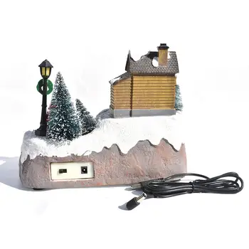 LED Christmas Tree House Stiliaus Fėja Šviesos diodų (Led) Lempos Vestuvių Gimdymo Girliandą naujieji Metai, Kalėdos, Kalėdų Papuošalai Namo Lauko