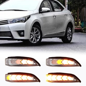 LED Dinaminis Posūkio Signalo Lemputė Tekančio Vandens Indikatorių Toyota Vios Altis Yaris Corolla Camry Venza Avalon Mirksinti Šviesa