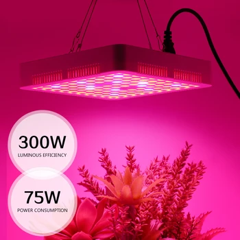 LED Grow Light 300W 600W viso Spektro Saulės spindulių Augalų Augimo Lempos Patalpų Daržovių, Gėlių Daigų Palapinė Fitolampy