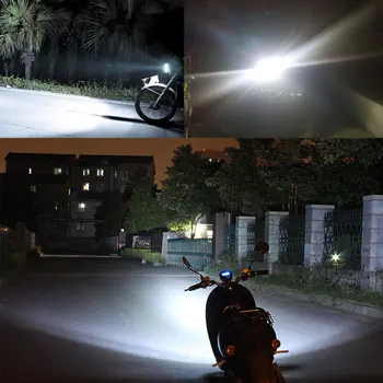 LED H4 Motociklo priekinių Žibintų Lemputė Canbus 1200LM Klaidų Lempa, Hi/Low Beam Moto Motoroleris DRL Rūko Važiavimo Šviesas Suzuki 12V
