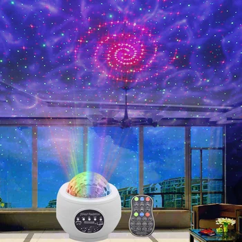 LED Lazerinius Projektorius, Šviesos, Žvaigždėtas Dangus, Vandens Garbanojimo Romantiška USB, 