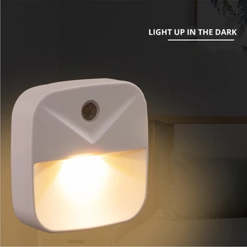 LED Nakties Šviesos Tualetas Indukcinės Lempos Karšto Šviesos Prasme Nakties Šviesa Plataus Kampo Jutiklis šviečia, Miegamojo Energiją Taupanti Lempa
