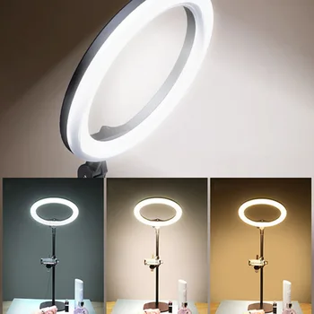 LED Selfie Žiedas Šviesos Lempos Su Stalo Trikojo Tiktok 