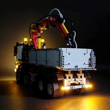 Led Šviesos Lego 42043 Statybos Mūriniai Blokai Suderinama 20005 įrangos pardavimas, biuro įrangos, kad Arocs 3245 sunkvežimių automobilių Žaislų( šviesos su Baterija langelį)