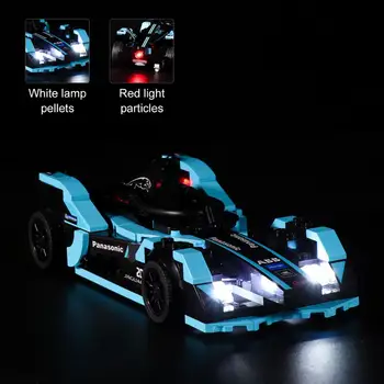 LED Šviesos Rinkinys LEGO Greitis Čempionų 76898 Formulė E Lenktynių GEN (tik šviesos rinkinio komplekte)